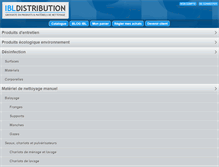 Tablet Screenshot of ibldistribution.com